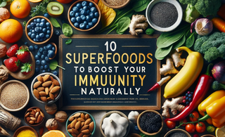A vibrant array of superfoods enhancing natural immunity.